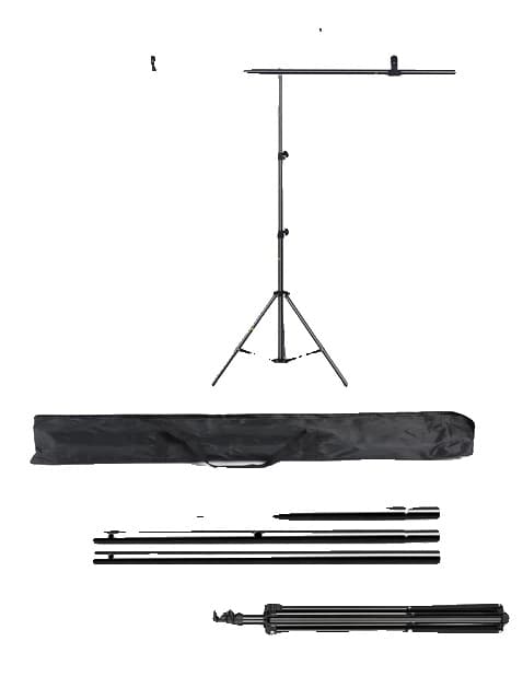 Tripod stativ, grøn skærm støtte, solid farve ramme