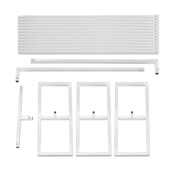Bakgrundsställning, Justerbar Höjd, Modern Design, M, Silver