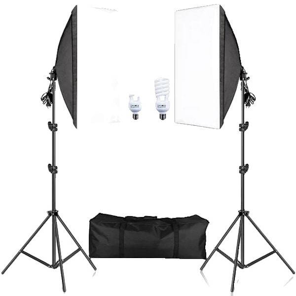 Fotograferings Softbox, Kontinuerligt Ljussystem, 2M Stativ Tripod B