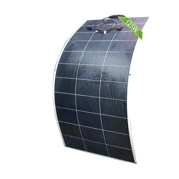 Solpanel, Fleksibelt Design, Høj Effektivitet, 1stk 125w panel