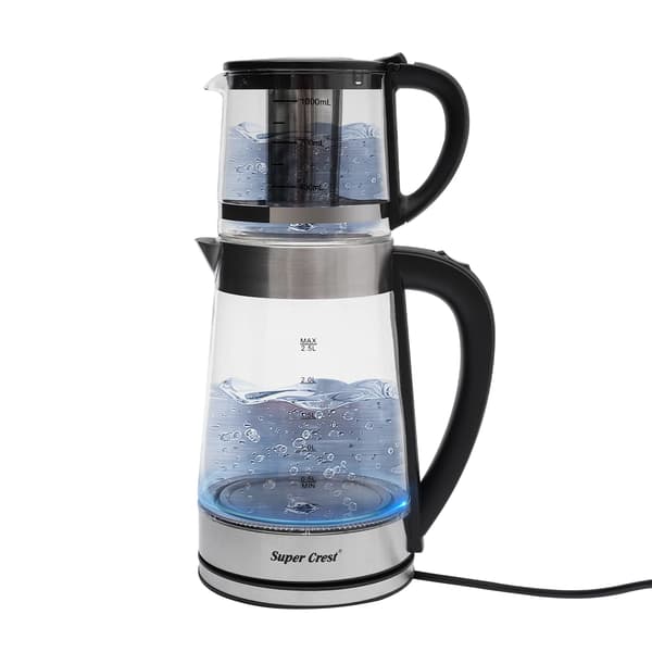 Sähkölasikeitin, Nopea Keitto 1800W, 2.5L