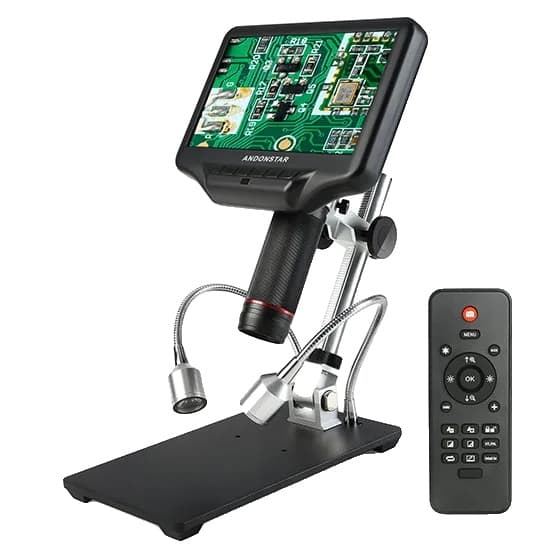 Digitalt mikroskop, 4MP UHD opløsning, 7 LCD skærm