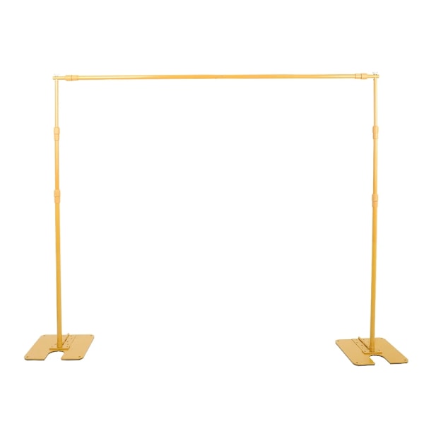 Justerbar Bakgrundsstöd Ram, 2,4x3M, Vinylmaterial,2,4x3M Gul 2.4x3M Yellow 2.4x3M Yellow