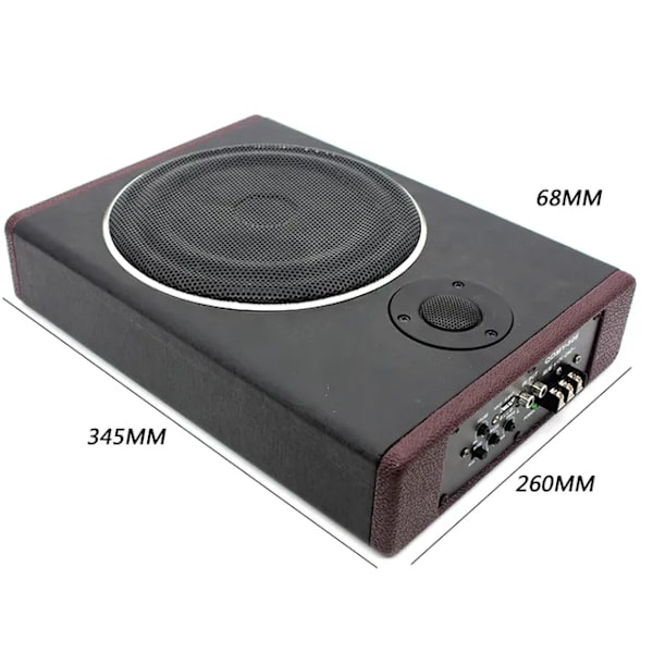 Bilsubwoofer, ultratunn, aktiv A