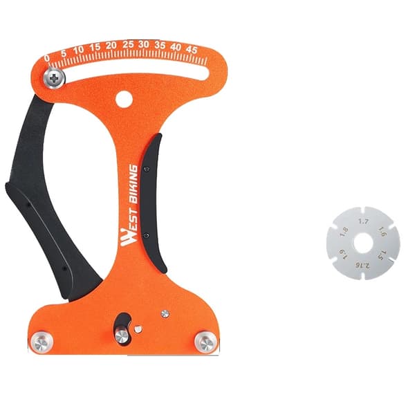Eker Spännmätare, Hållbar Design, Precision Mätning, Orange
