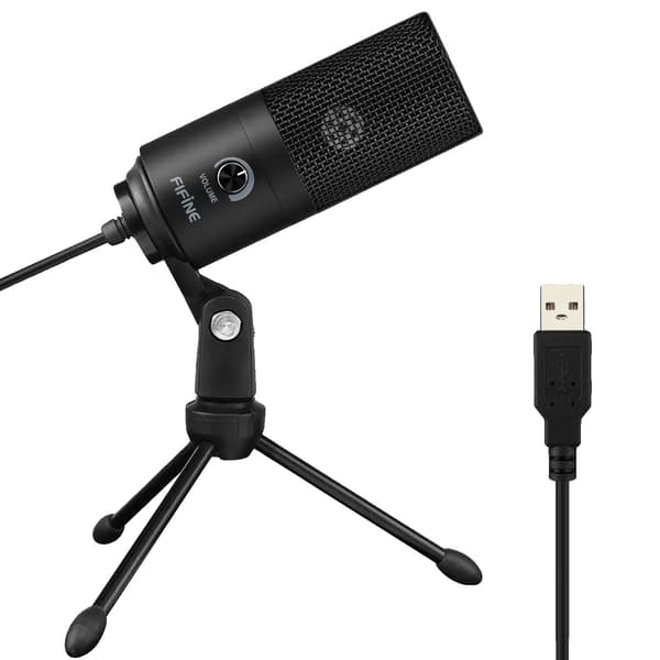 Kondensatormikrofon, Gain-knap, USB-forbindelse, K669B