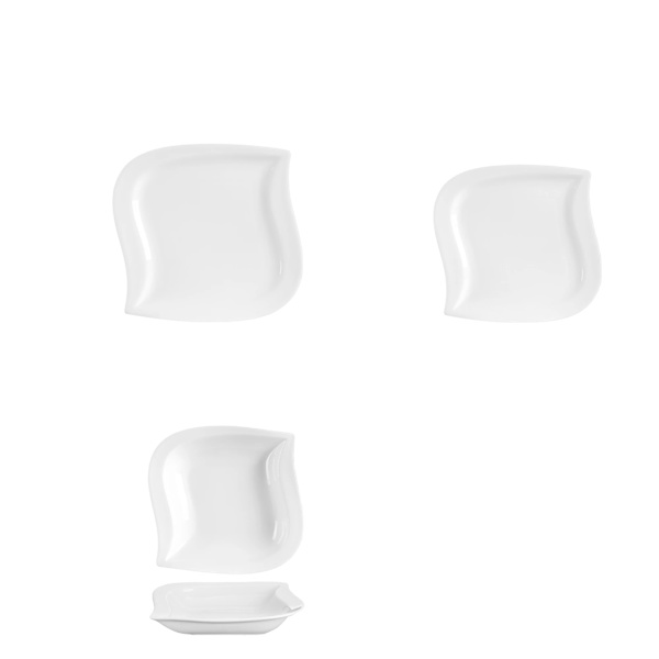 Servisesæt, Elegant Design, Holdbart & Sikkert, 24 Stykke