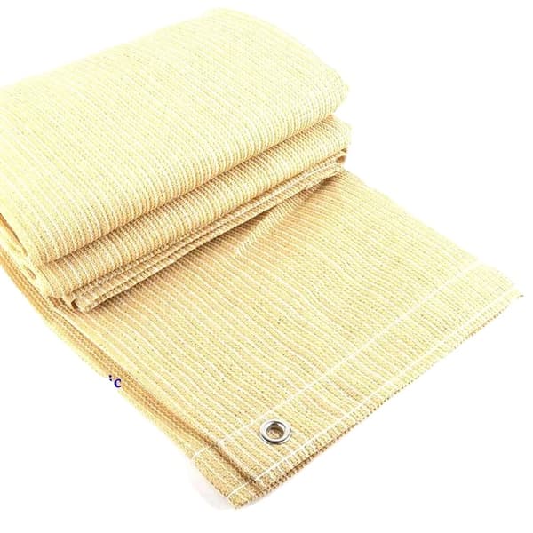 Solskærm Net, UV Blok, Tilpasset Størrelse, Beige-f, 1.2mx4m