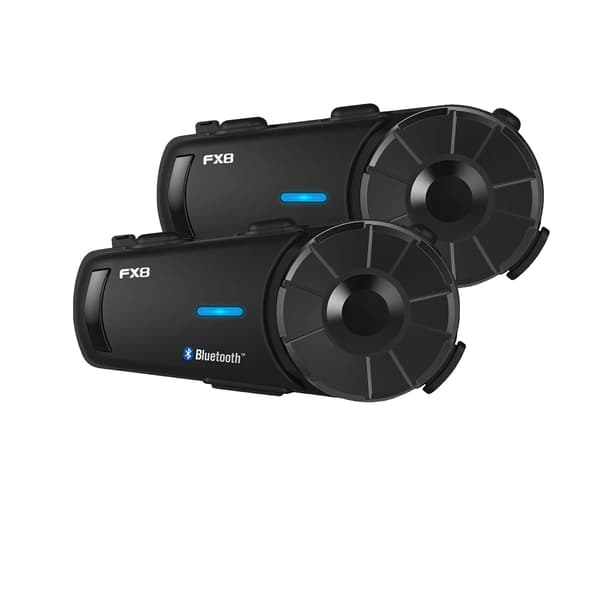 Motorcykel Bluetooth Hjelm Intercom, Vandtæt, 1000m Rækkevidde, 900mAh Batteri, Understøtter 8 Ryttere, Bluetooth 5.0