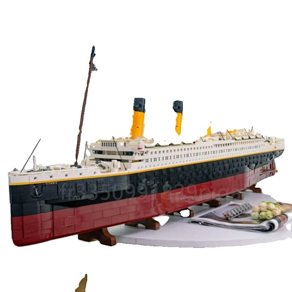 Titanic Byggeklodser, Stor Størrelse, Kompatibel med 10294 Model, 9090 stk UDEN ÆSKE 9090pcs no box 9090Pcs NO BOX