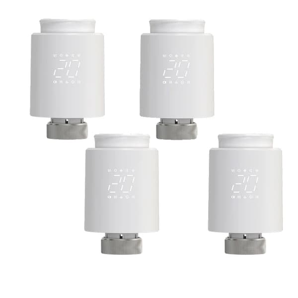 Termostatisk radiatorventil, smart styrning, energieffektiv, 4PCS