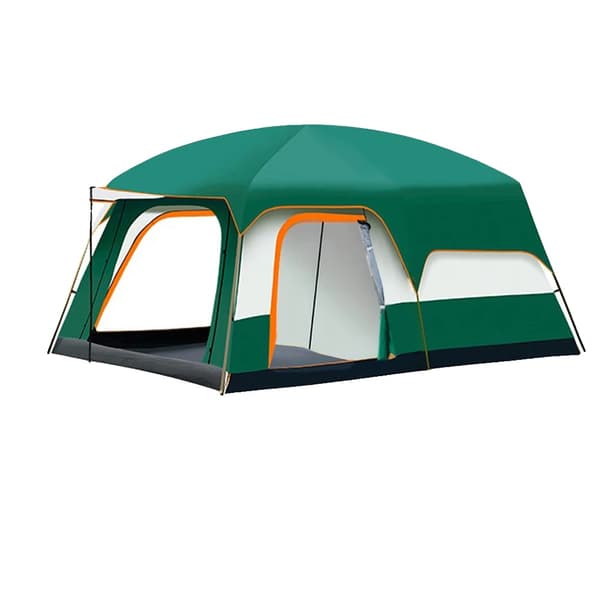 Camping Telt, Vandtæt, Rummelig Ventilationsdesign, Grøn