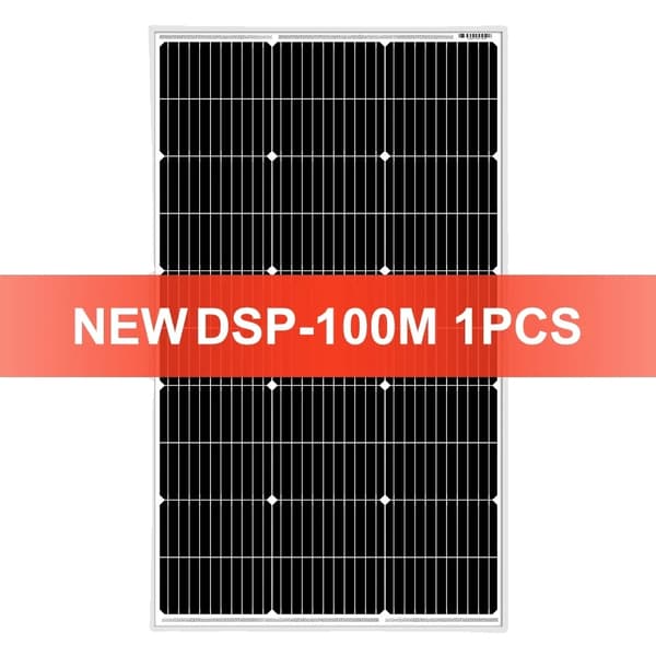 Solpanel, Monokrystallinsk Design, Høj Effektivitet, 100W stiv solenergi