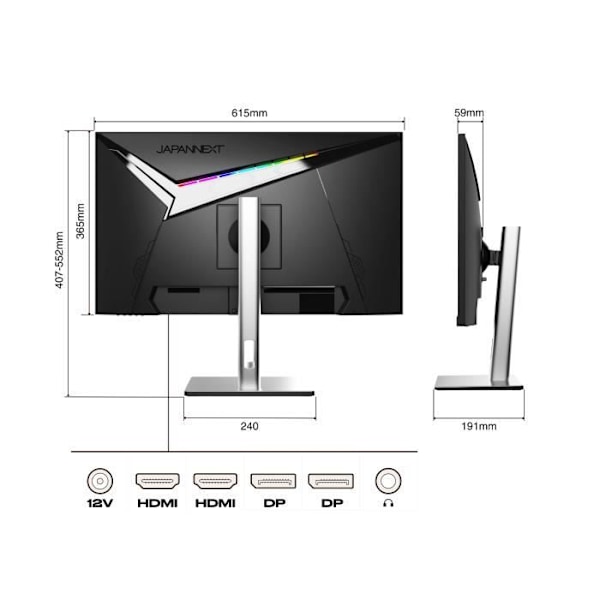 PC-spelskärm | 27" | IPS | 4K UHD | 144Hz