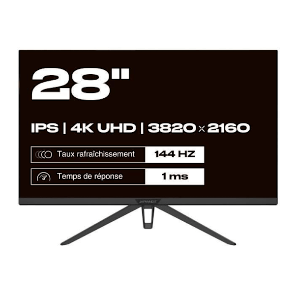 Gaming Monitor - JAPANNEXT - 28" - UHD 4K - 144Hz - 1ms - AMD FreeSync