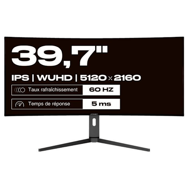 Kurvad PC-skärm | 39,7" | WUHD | IPS | USB-C (+ laddning 65W)