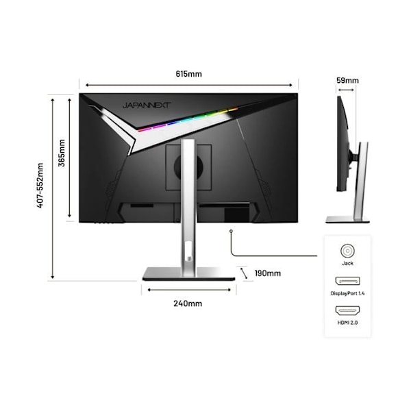 PC-pelinäyttö | 27" | IPS | 4K UHD | 144Hz