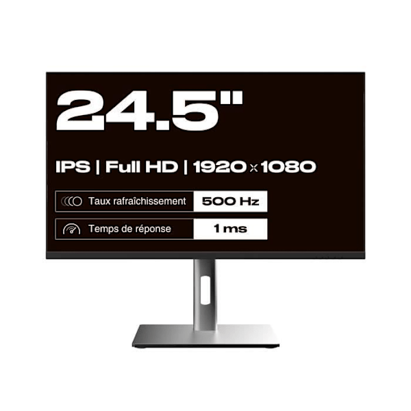 PC-pelinäyttö | 24,5" | IPS | Full HD | 500 Hz | USB-C (+65 W lataus)