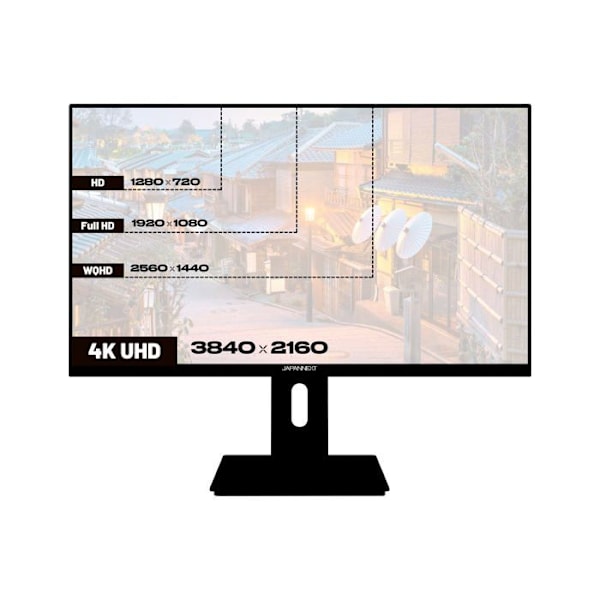 PC-työskentelynäyttö | 27" | 4K UHD | USB-C (+ lataus 65W)