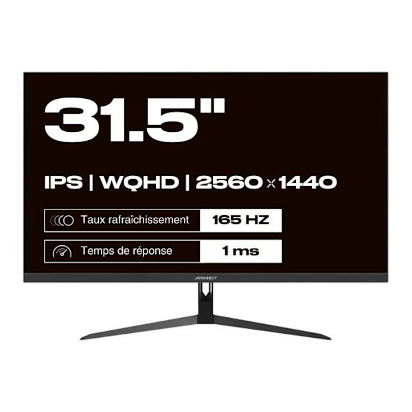 Spelskärm - JAPANNEXT - 31,5 tum - WQHD (2560x1440) - 165Hz - 1ms - AMD FreeSync-kompatibel