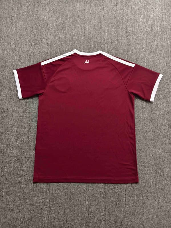 2026 Qatar Hemmaställ Fotbollströja S-2XL Home M