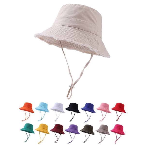 Unisex Sommar Utomhus Fiskarhatt, Solhatt Beige