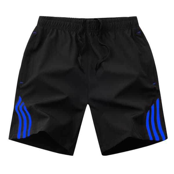 Afslappede shorts til mænd Trendy løstsiddende afslappede joggingbukser black and red l
