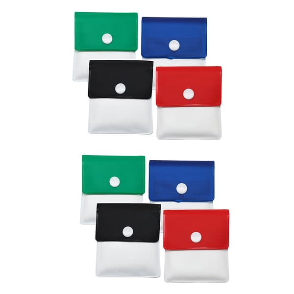 8 stk. bærbar askebegerlomme gjenbrukbar myntveske 8PCS/Set