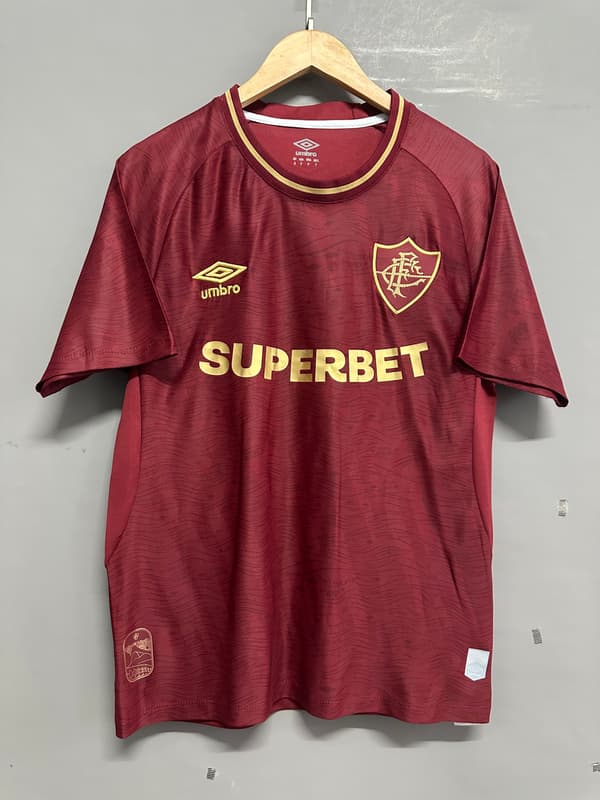 25-26 Fluminense Bortatredjetröja Fotbollströja S-2XL Third M