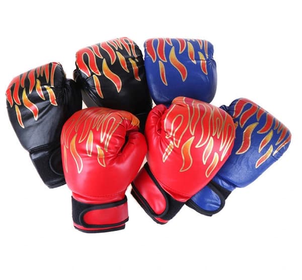 Boxhandskar Barn Junior Ungdom Träning Kickboxning Red Tiger