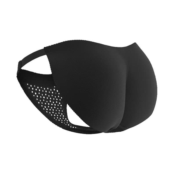 Byxor med vaddering för rumpan, formande kroppsbyxor Black L