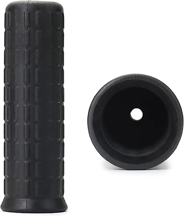 2 stk sykkelhåndtak, indre diameter 30 mm, lengde 12 cm Black