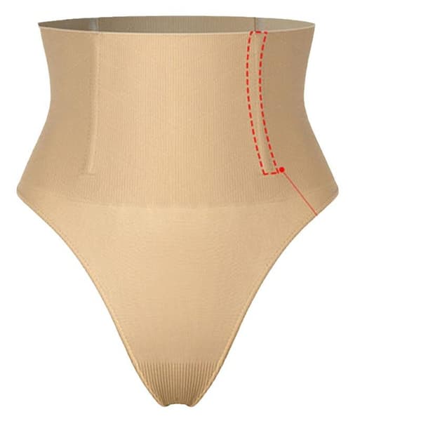 Seksikkäät saumattomat string-alushousut naisille Black L:55-65kg