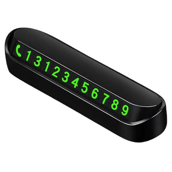 Telefonnummer Bekväm Kompakt Skylt Utsökta Bilstolar Kort Bil-styling Tillfällig Parkering black