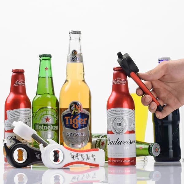 4 st 5-i-1 locköppnare, kapsylöppnare, multifunktionella köksredskap 4PCS