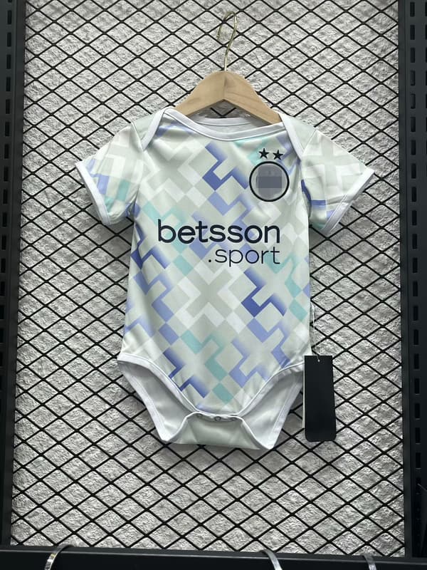 25-26 Internazionale Milano Vieraslyhythihainen Vauvan Jalkapallobody Away 12#