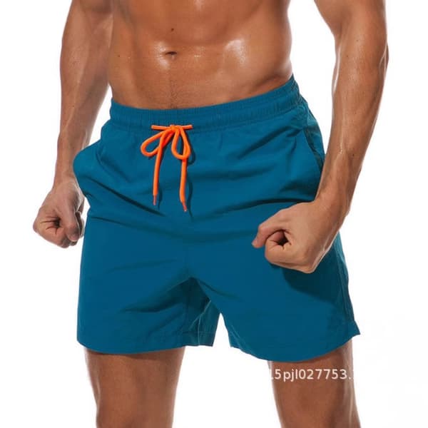 Menn Sommer Strand Uformell Kort Bukse Dark Blue 4xL