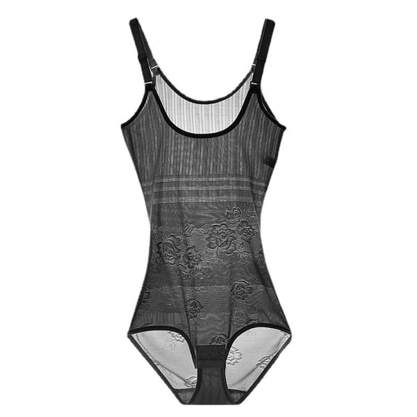 Kroppsformande underkläder för kvinnor Black XXXL：92.5-102.5kg
