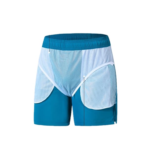 Menn Sommer Strand Uformell Kort Bukse Dark Blue 3XL