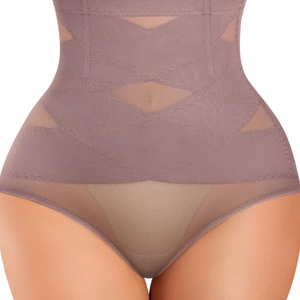 Dam Shapewear Hög Midja Shapewear Ultra Uppstramande Bälte Mag Shapewear White S