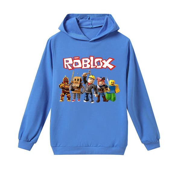 Roblox hettegenser for barn yttertøy genser 100-170CM Navy Blue 170cm