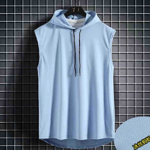 Plus-koon kesämiesten vaatteet, hihattomat topit, huppari, liivi Deep Grey M