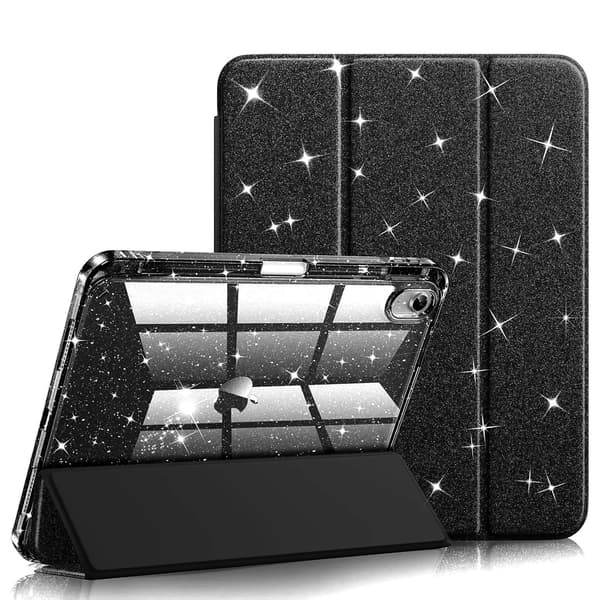 Kompatibel med iPad 10. generation 10,9 tommer, 11 tommer iPad 11. generation 11 tommer beskyttelsesetui Black