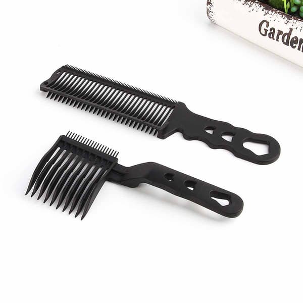 Barber Fade Kammar Hårsäkerhetskam Böjd Kam Black
