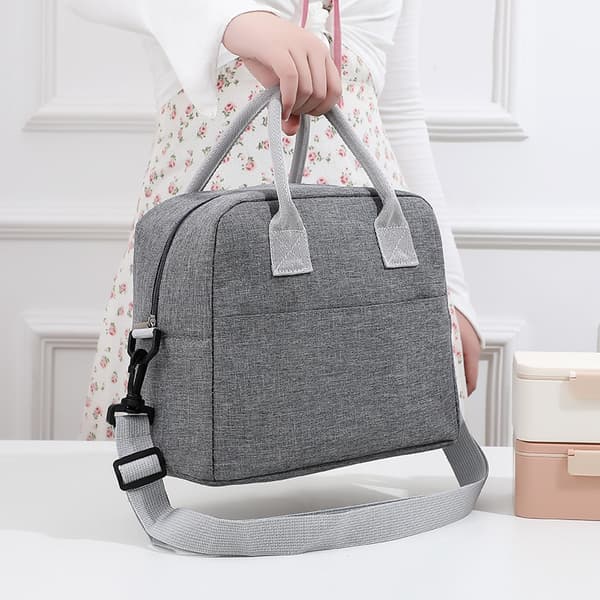 Madpakke Studerende Termo Madkasse Grey