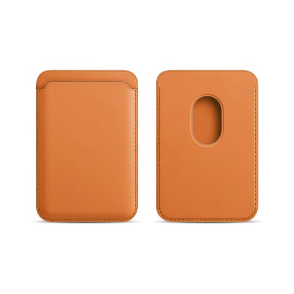 MagSafe kortholder kompatibel med iPhone Golden brown