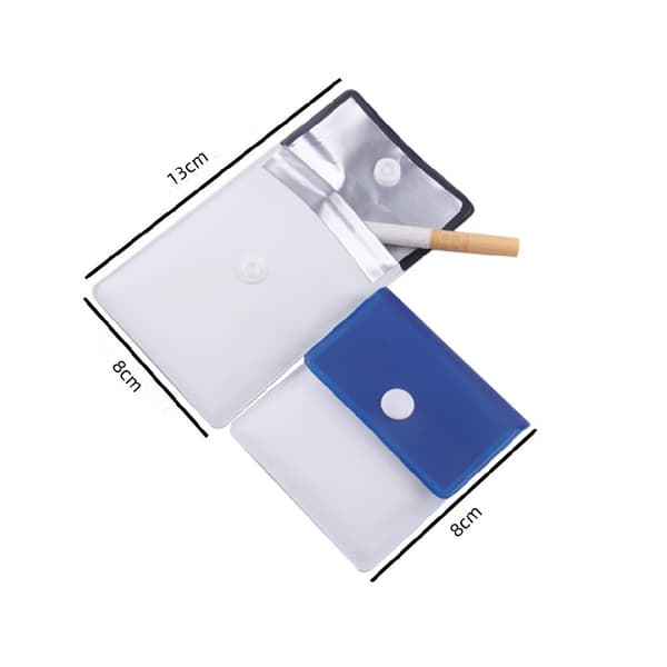 8 stk. bærbar askebegerlomme gjenbrukbar myntveske 8PCS/Set