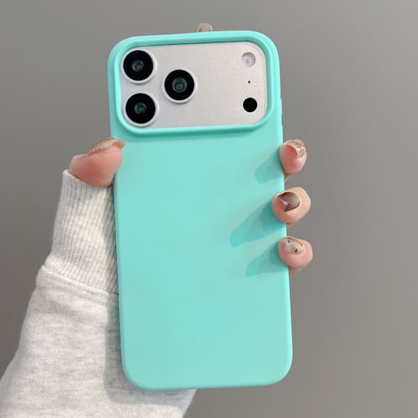 Fodral kompatibelt med iPhone, silikon TPU, repskydd Sky Blue iphone16
