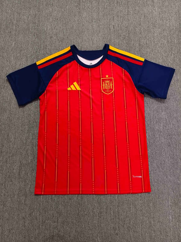2026 Spanien Hemmaställ Fotbollströja S-2XL Home M