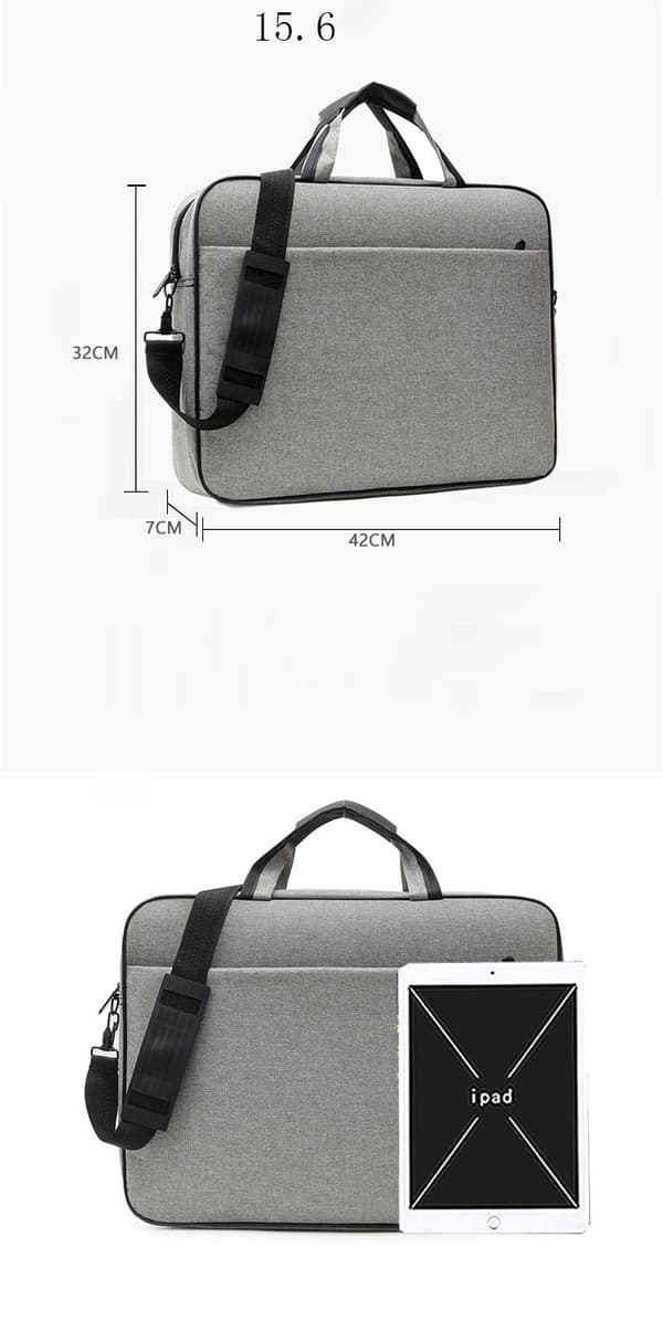 Computertaske Skuldertaske Black 17 IN